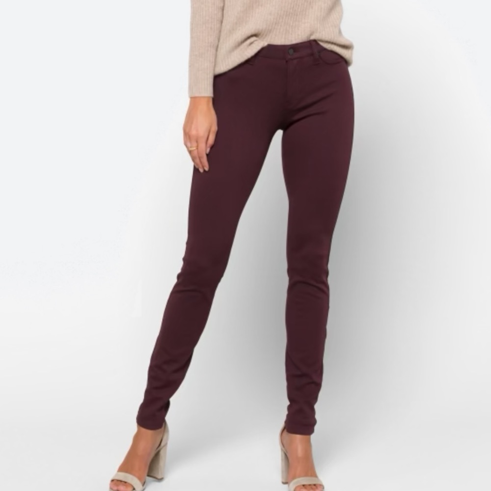 Liver Pool, Size 4, Stretchy Skinny Pants, small snag on right leg (photo)